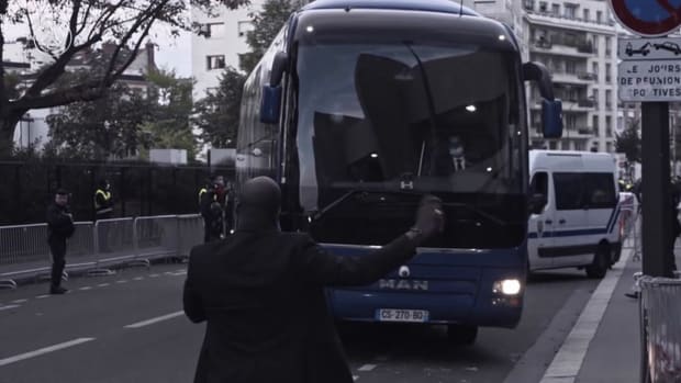 Behind the scenes of PSG win over Manchester City